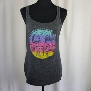 BELLA graphic tank top Road Tripper gray relaxed S